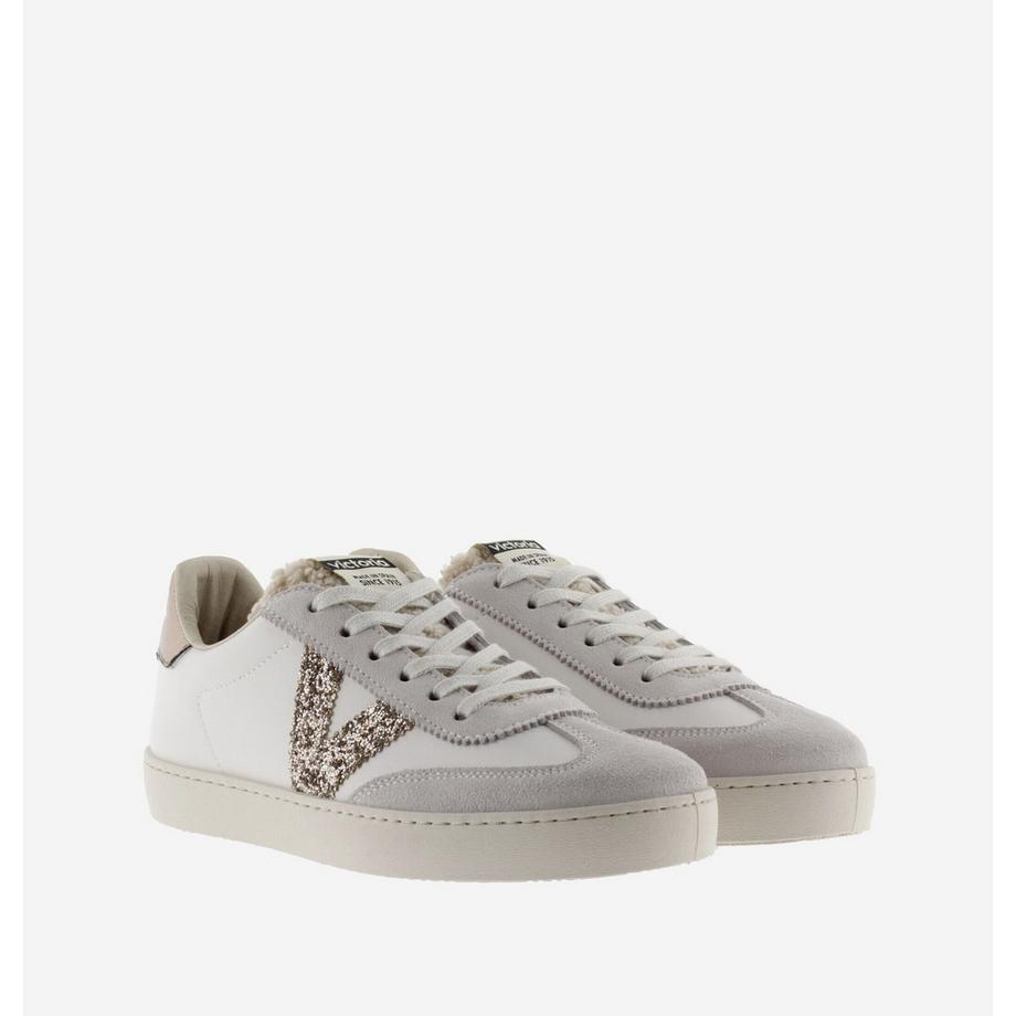 Victoria  sneakers für en berlin ciclista efecto piel & piezas serraje & logo glitter 