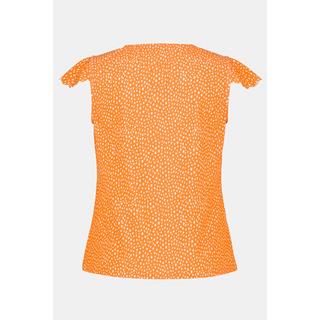 Ulla Popken  T-shirt, indice de protection UV 50+, encolure V, petites manches amples 