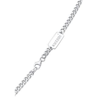 Kuzzoi  Collier Basic Männer Panzerkette Massiv Robust 925 Silber 