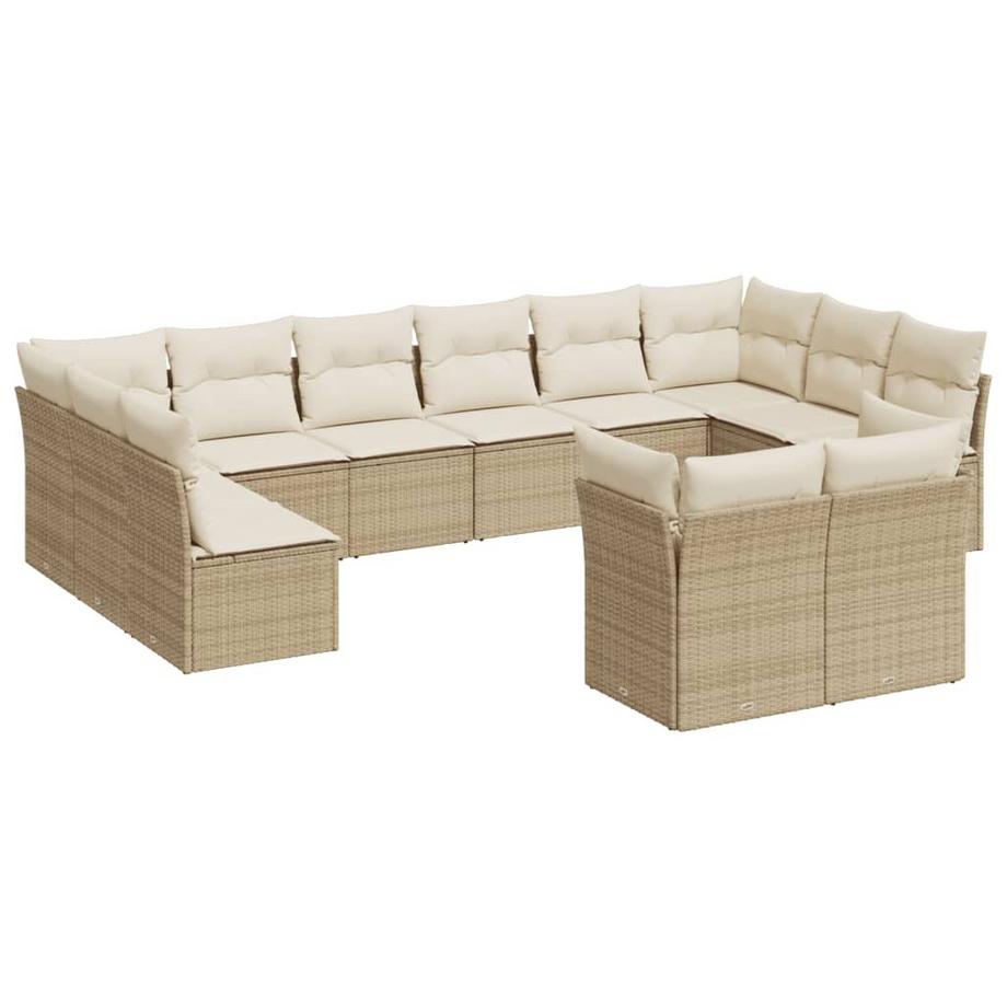 set divano da giardino Polirattan