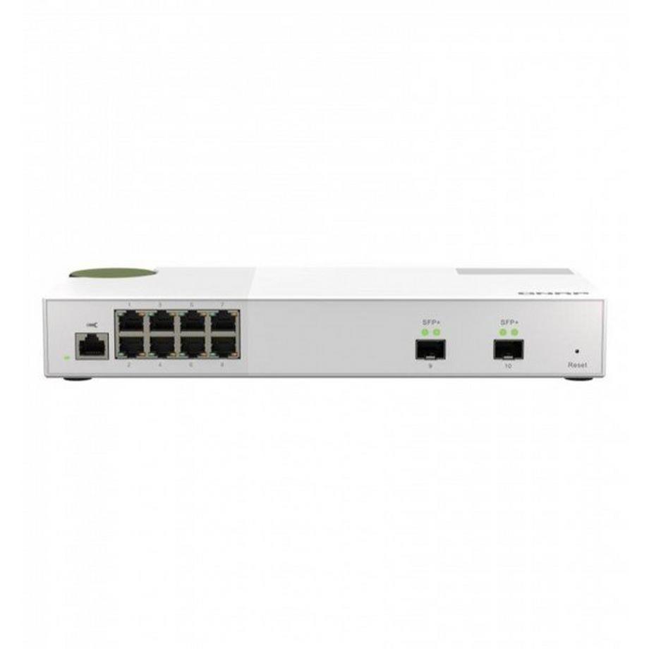 QSW-M2108-2S, 8 port , 2 port SFP+, web managed switch (8 Ports)