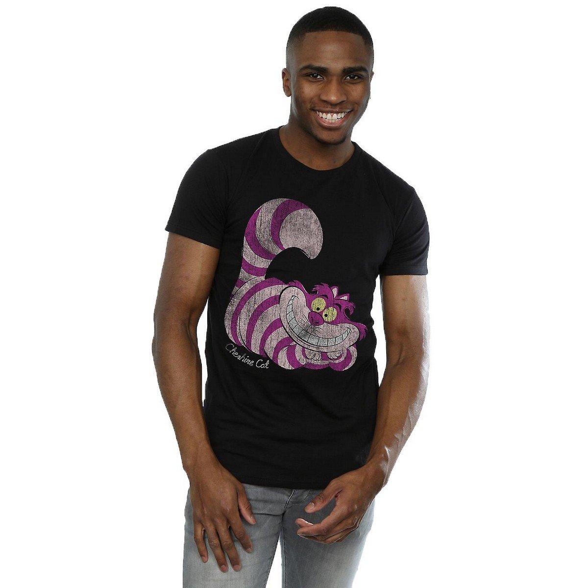 Alice in Wonderland T-Shirt Stampa Grafica Cheshire Cat  