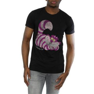 Alice in Wonderland T-Shirt Stampa Grafica Cheshire Cat  