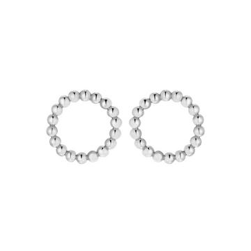 Globi silberfarben poliert