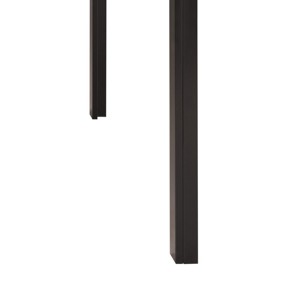 Beliani Table de repas en Verre de sécurité  LAVOS  