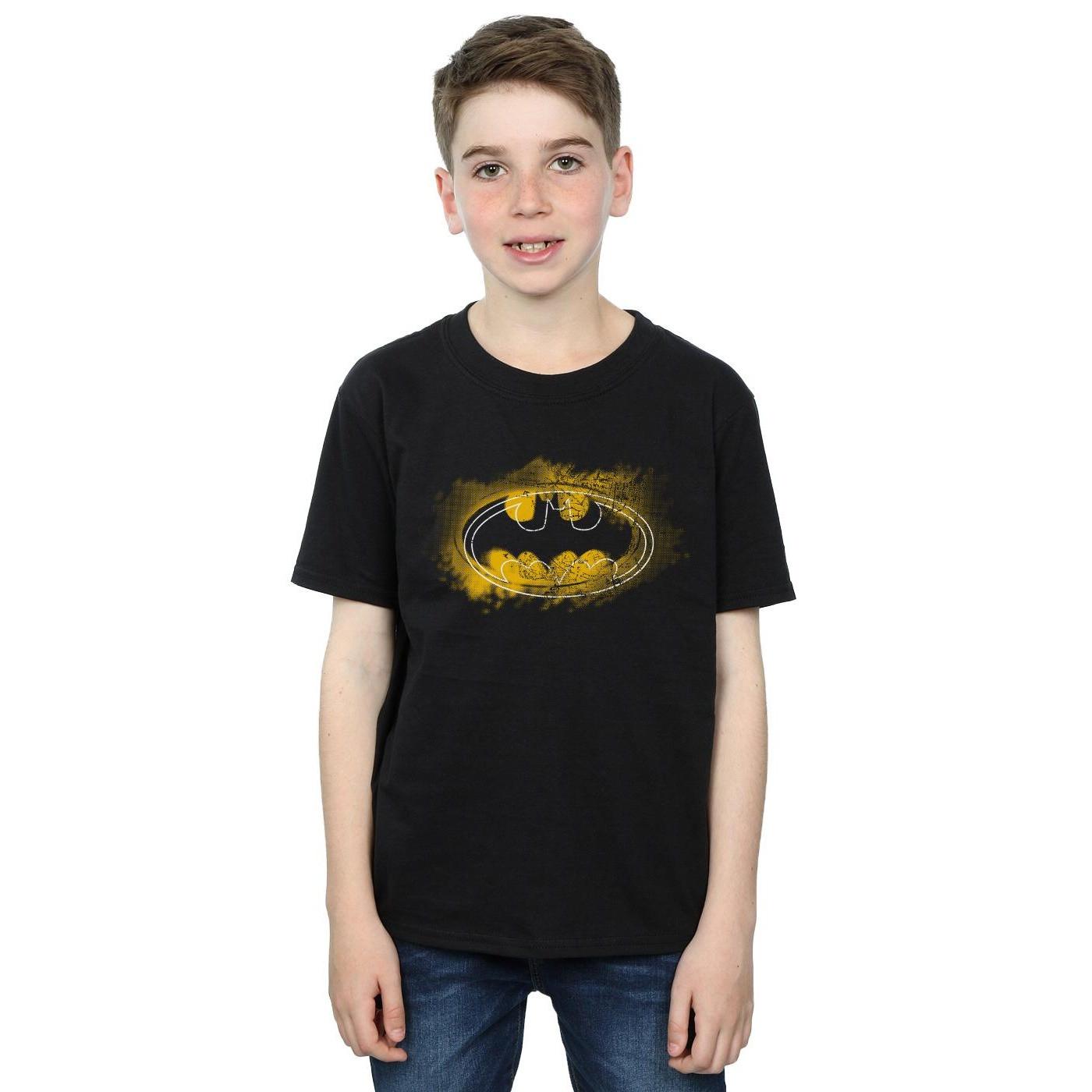 DC COMICS  Batman Spray Logo TShirt 