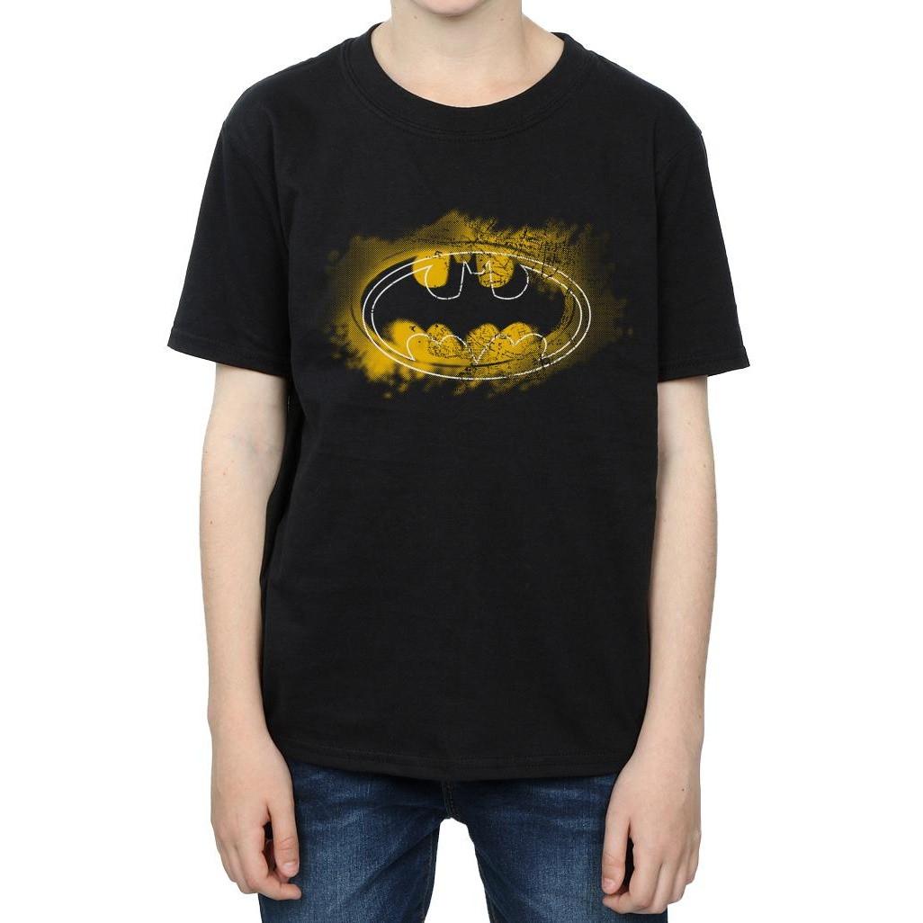 DC COMICS  Batman Spray Logo TShirt 