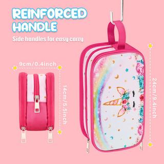 Only-bags.store Kinder Kulturtasche zum Aufhängen Einhorn  