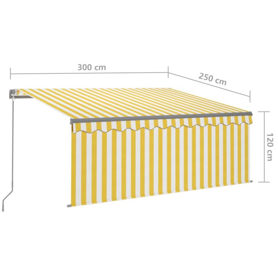 VidaXL Markise aluminium  