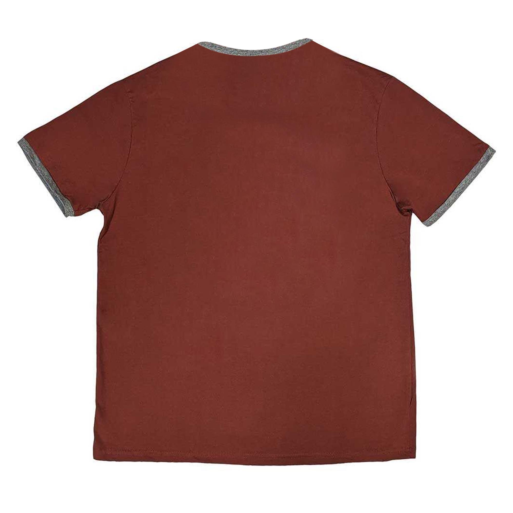 Guns N Roses T-Shirt Classica con Stampa Logo Ringer  