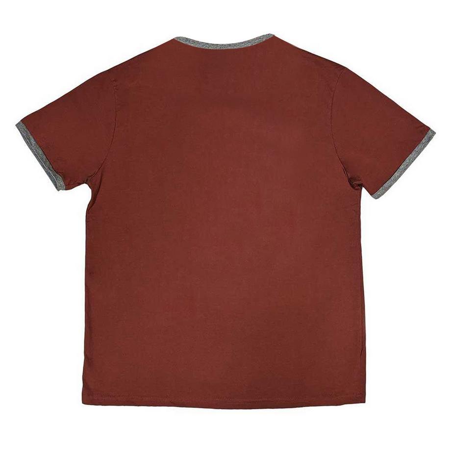 Guns N Roses T-Shirt Classica con Stampa Logo Ringer  