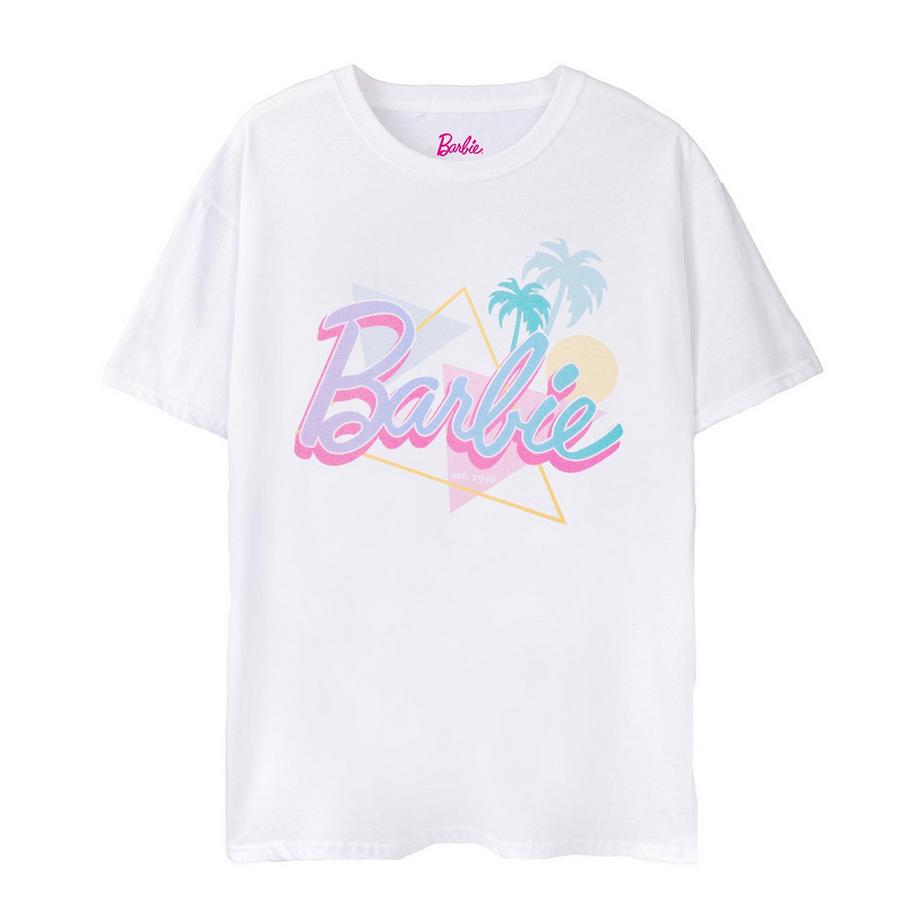 Barbie Logo Palmier Triangle Imprimé T-Shirt  
