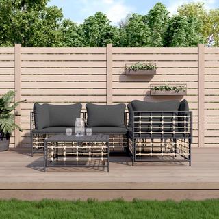 VidaXL Garten lounge set poly-rattan  