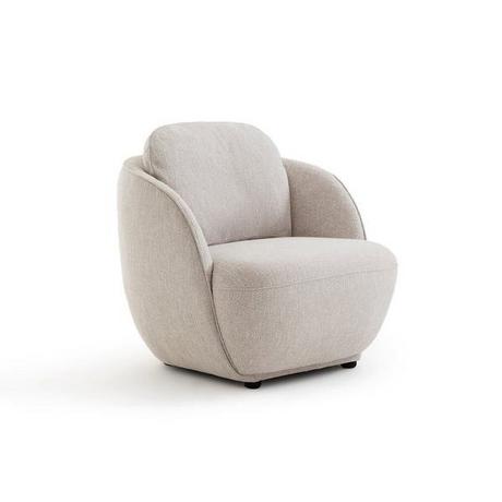 AM.PM Fauteuil boule tissu coton chiné  