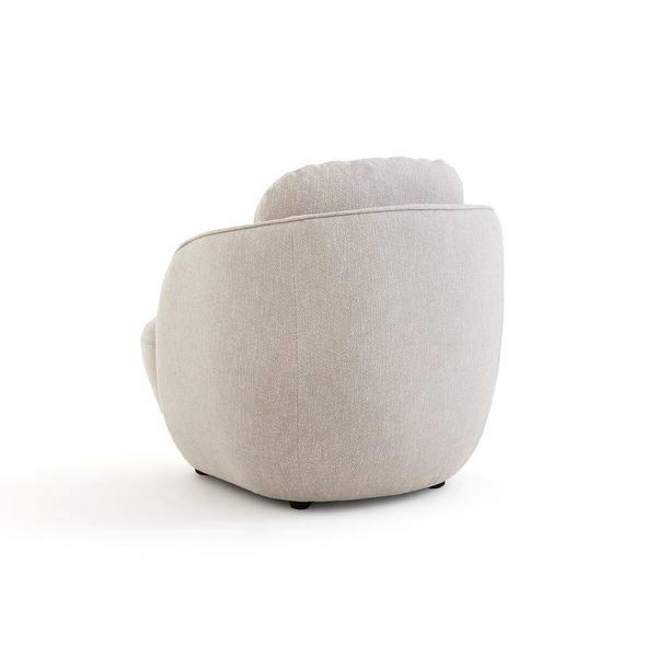 AM.PM Fauteuil boule tissu coton chiné  