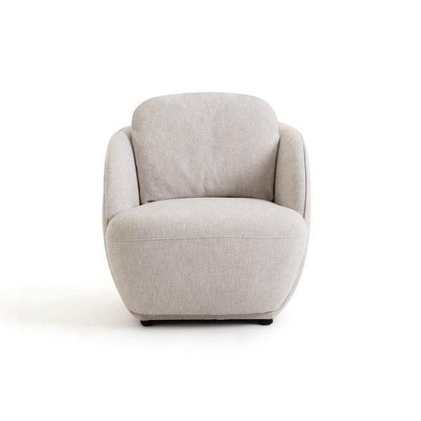 AM.PM Fauteuil boule tissu coton chiné  