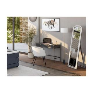 PASCAL MORABITO Lot de 6 chaises avec accoudoirs en velours côtelé et métal - Crème - MORONI de Pascal MORABITO  