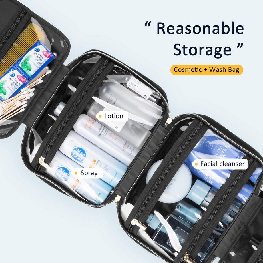 Only-bags.store  Kulturtasche Reise zum Aufhängen Kulturbeutel für Makeup, Toilettenartikel 