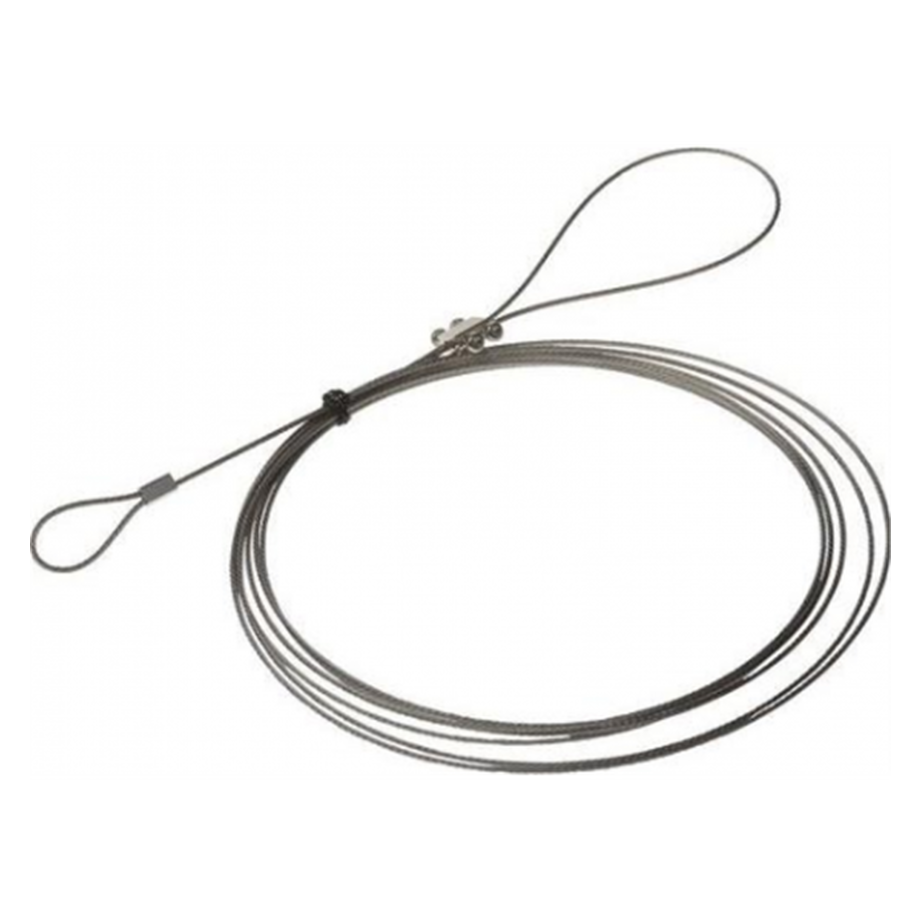 Sicherheitsseil, Edelstahl, 3m (Kabel Zubehör)