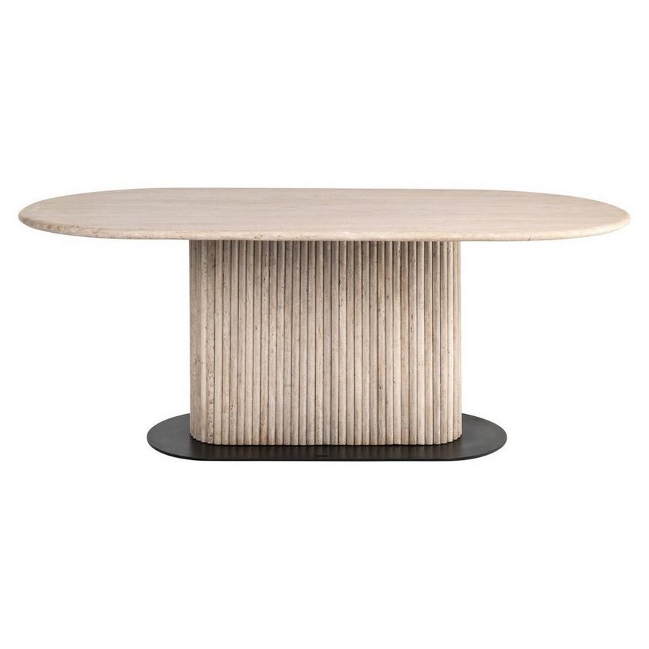 Richmond Interiors Table de salle à manger La Cantera beige 200x100  