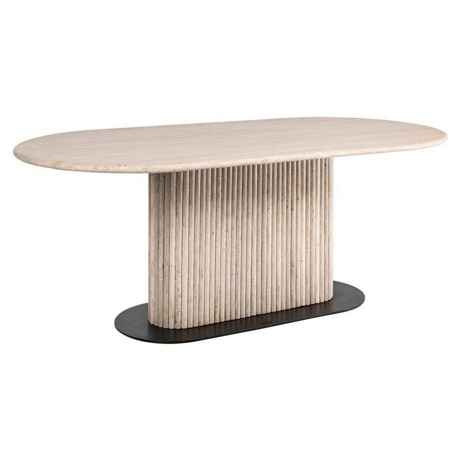 Richmond Interiors Table de salle à manger La Cantera beige 200x100  