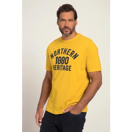 JP1880  T-shirt di jersey wash-out con mezze maniche e stampa NORTHERN 