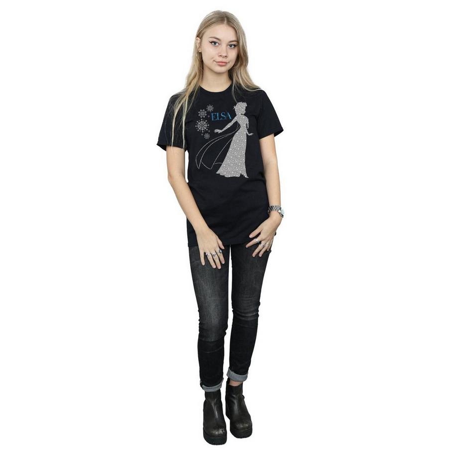 Disney Frozen Elsa T-Shirt Fiocco di Neve  