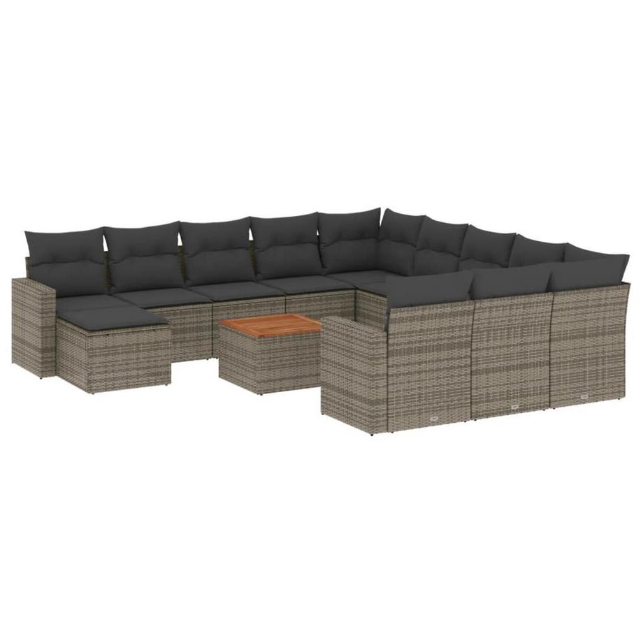 set divano da giardino Polirattan