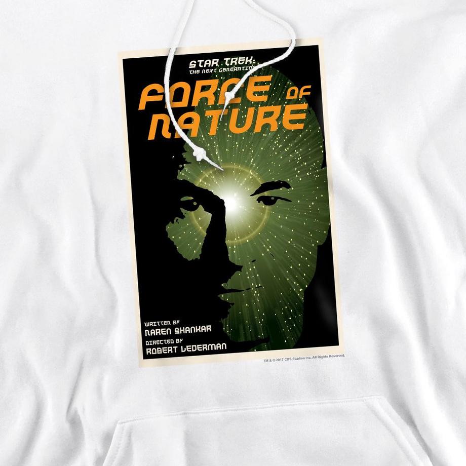 Star Trek The Next Generation Season 7 Episode 9 Felpa con Cappuccio  