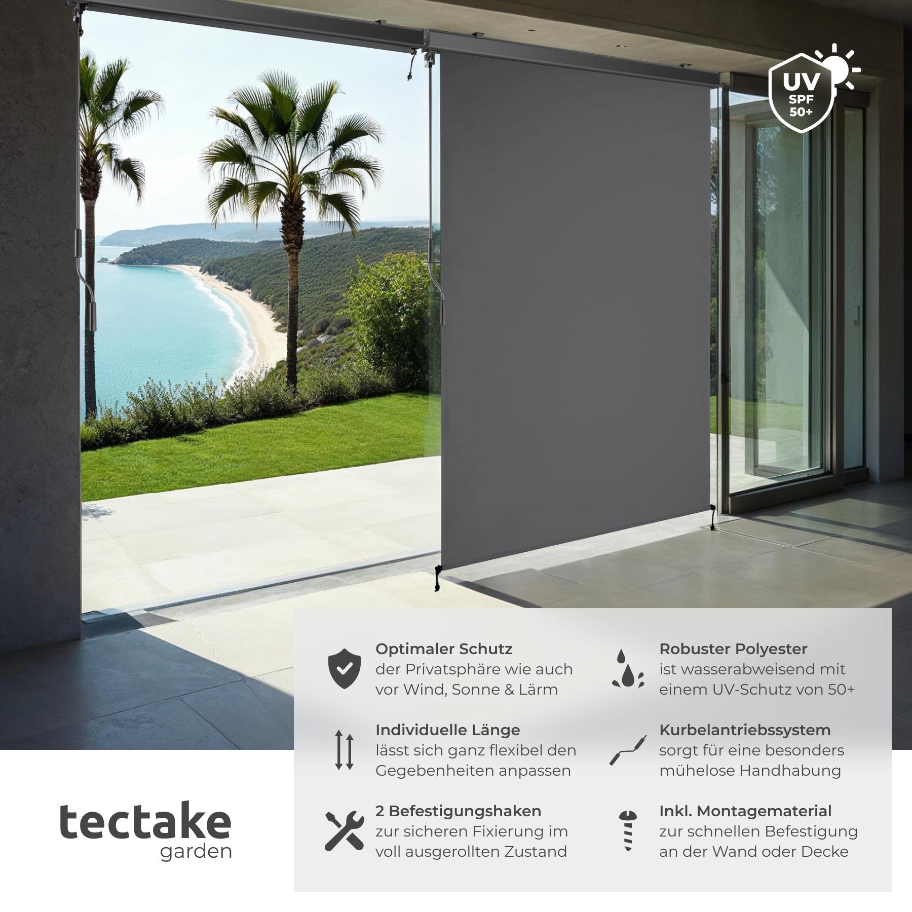 Tectake Store banne verticale ELOISE différentes tailles  