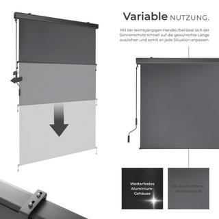 Tectake Store banne verticale ELOISE différentes tailles  