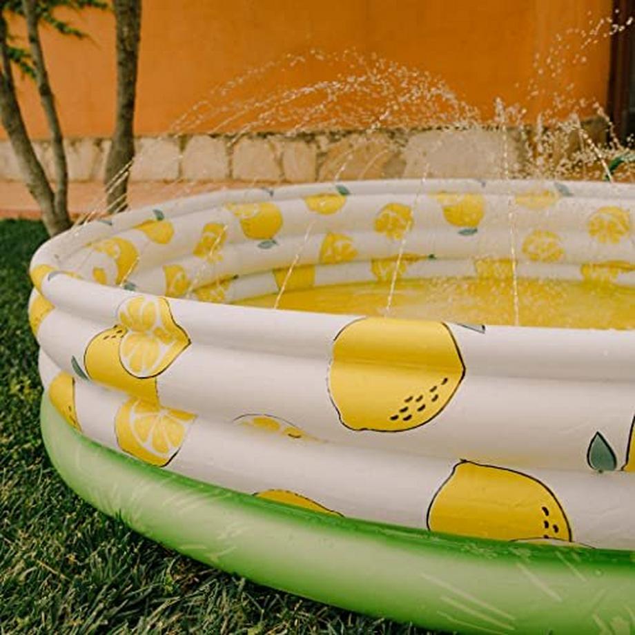 Activity-board  Planschbecken für Kinder Pool Aufblasbar Kinderpool Baby Pool mit Sprinkler 150 x 45 cm 