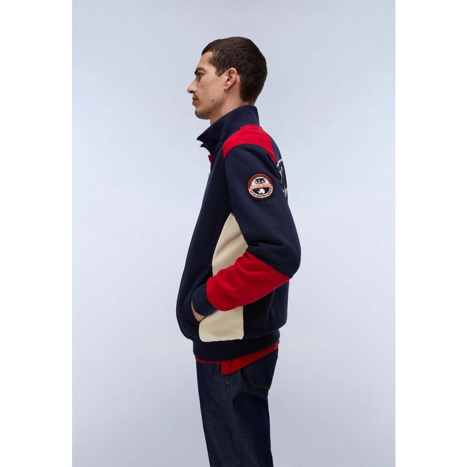 NAPAPIJRI B-Archive Sweatjacke mit durchgehendem Reißverschluss  
