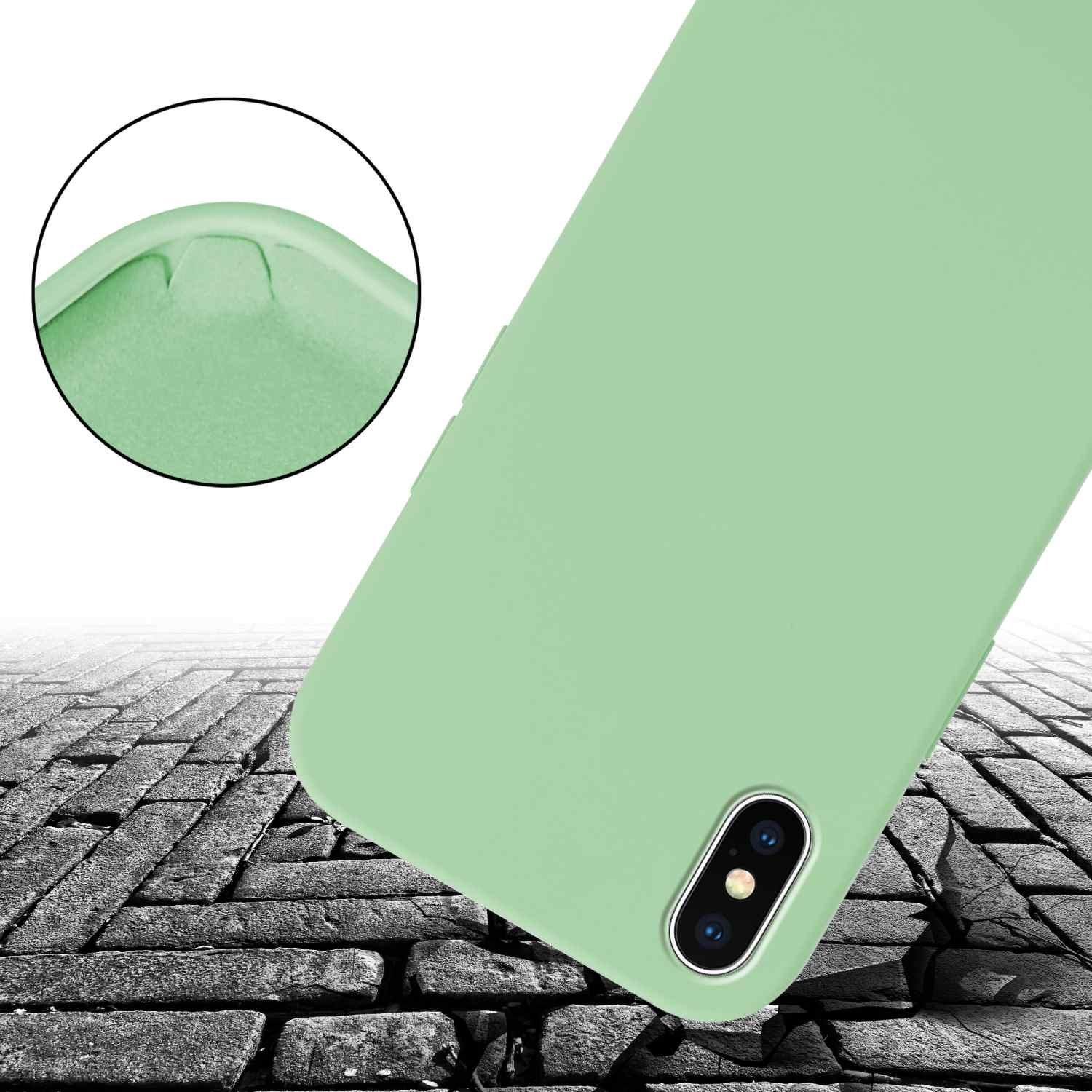 Cadorabo  Chaîne de téléphone portable compatible avec Apple iPhone X / XS - Coque de protection en silicone avec cordelette réglable 