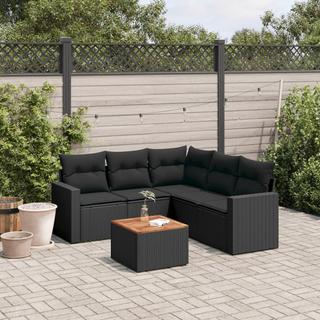 VidaXL set divano da giardino Polirattan  