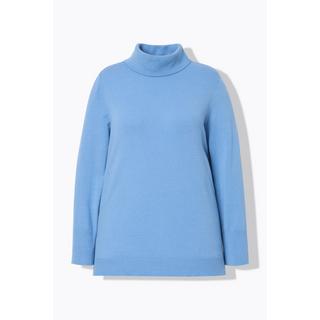 Ulla Popken  Pullover con collo dolcevita, alti orli a costine e maniche lunghe 