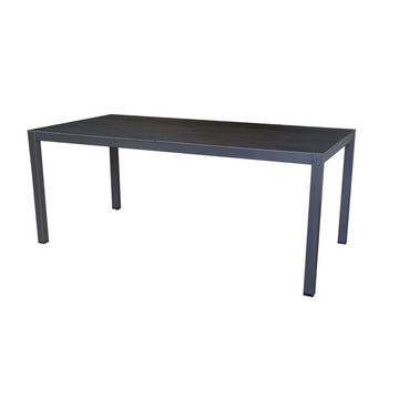 Table de jardin Hasle gris 180x90x74