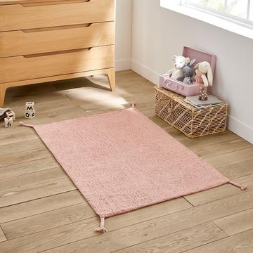 Tapis enfant coton uni