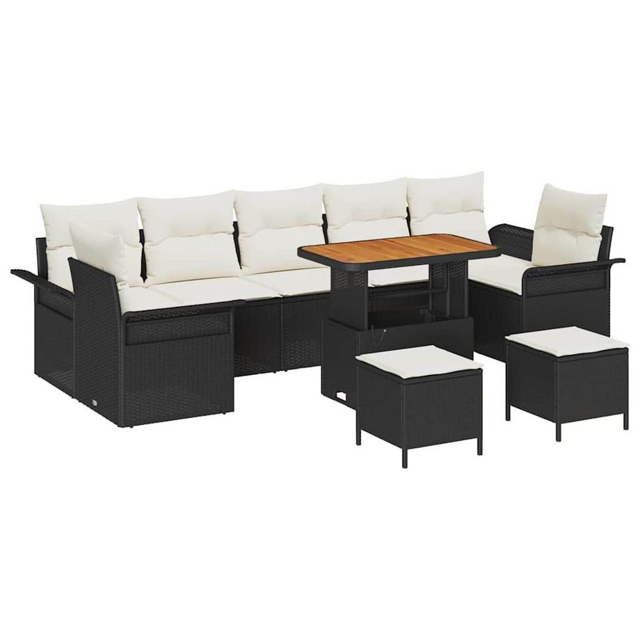 Set Divano da Giardino Polyrattan