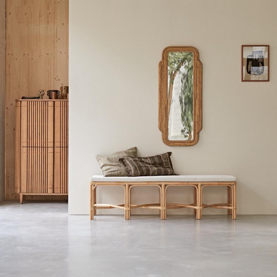 Tikamoon Bank aus Rattan Soa  