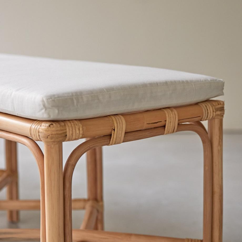 Tikamoon Bank aus Rattan Soa  