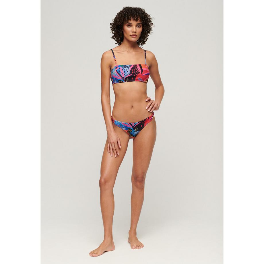 Superdry Top Costume da Bagno Bandeau Stampa Tropicale  
