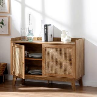 Calicosy Credenza in rattan a 2 ante L110 cm - PALMO  