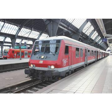 Wagon de contrôle de la circulation à proximité Wittenberg 2. Classe de la DB AG