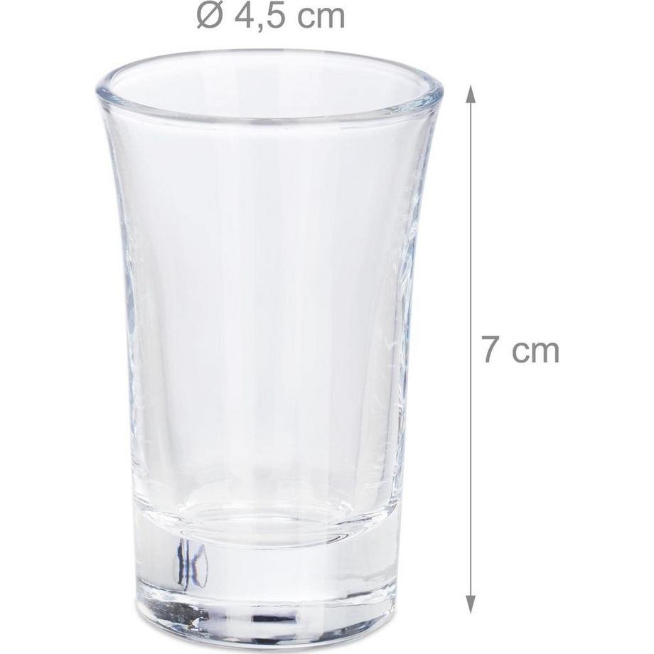 relaxdays Schnapsglas  
