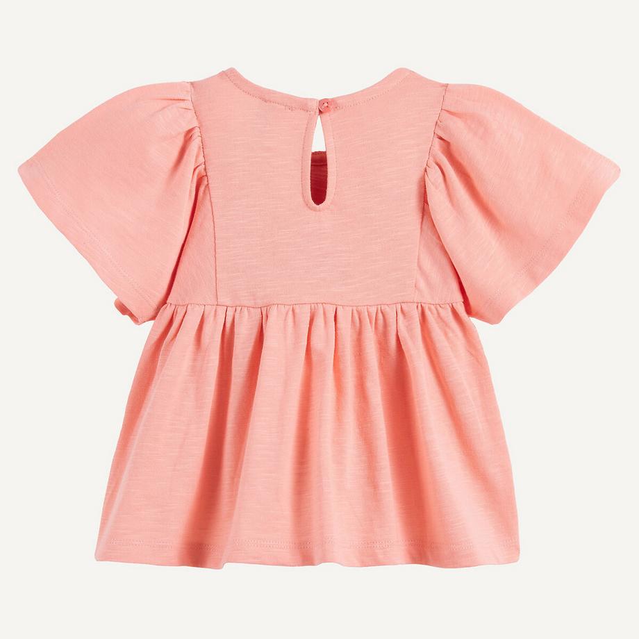 La Redoute Collections  T-shirt blouse avec empiècement en macramé 