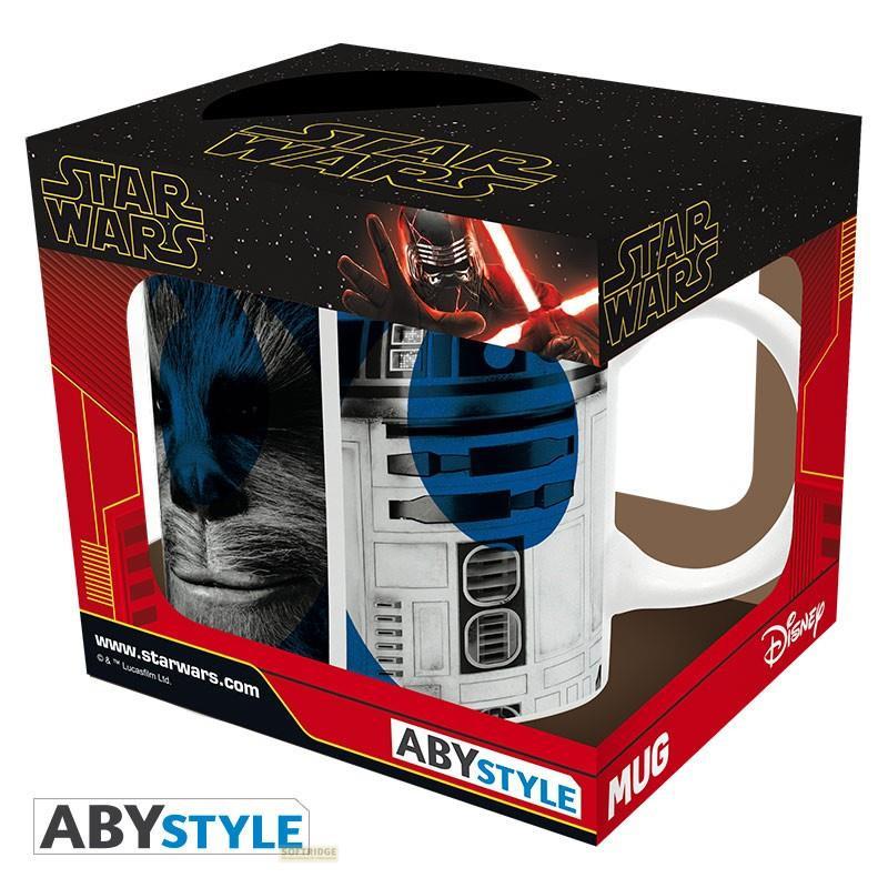 Abystyle  Becher - Subli - Star Wars - SW9 & R2D2 & Rey 