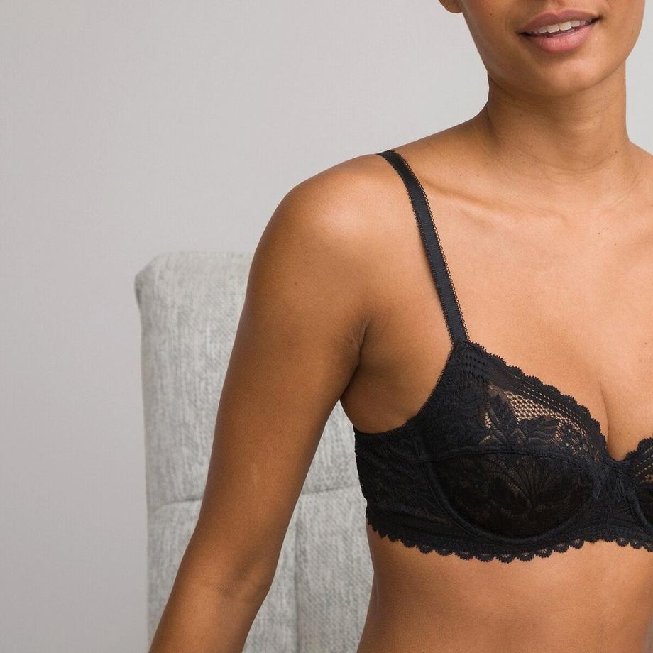 La Redoute Collections Signature Jeanne Spitze Full-Cup-BH  