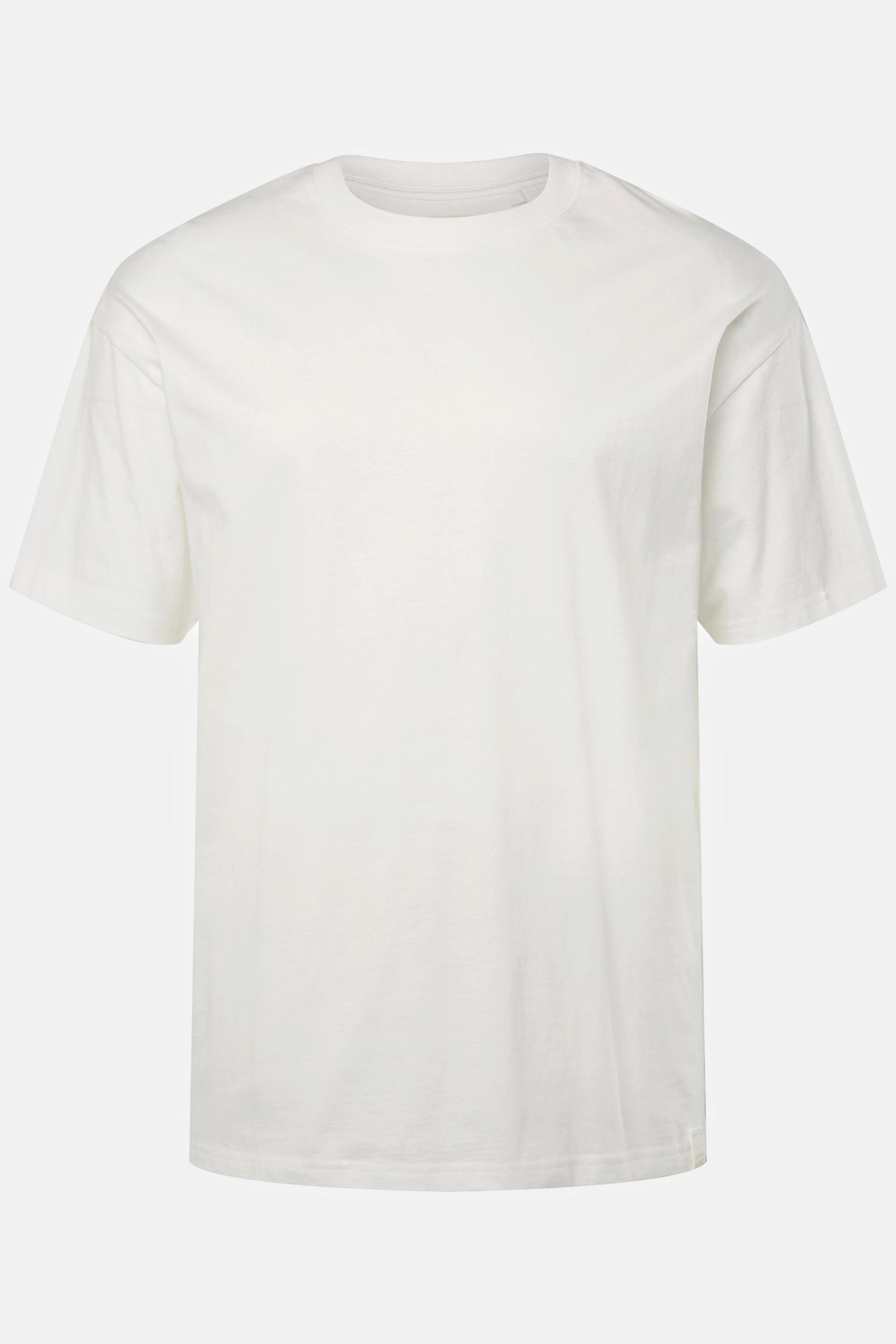 Sthuge  T-shirt STHUGE con taglio oversize e mezze maniche bianco sporco 