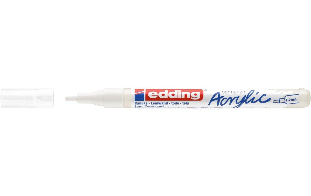 Edding EDDING Acrylmarker 5300 1-2mm 5300-922 verk.weiss sdm  